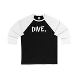 DIVE Happy Tee (Long Sleeve Baseball Tee) Printify