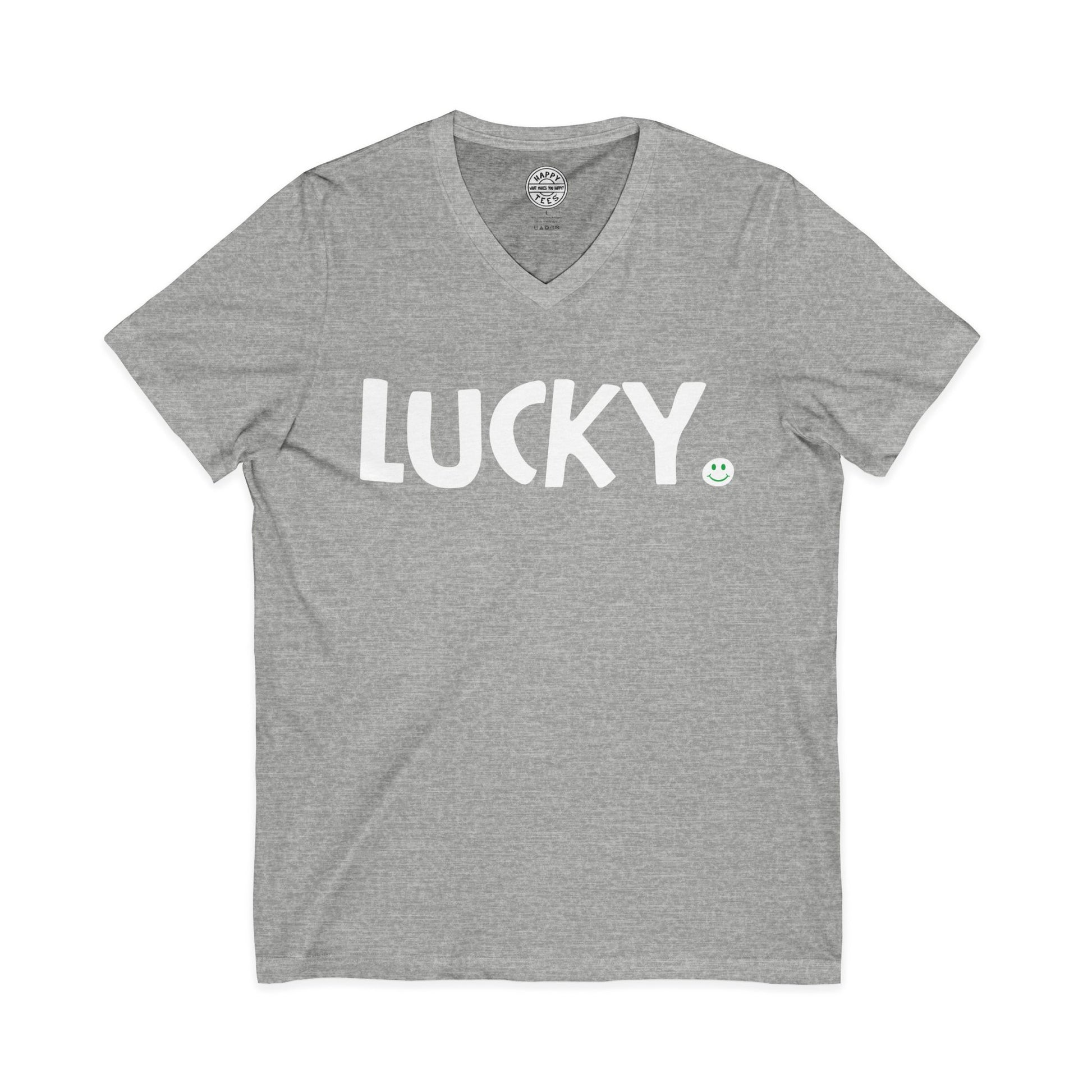 LUCKY Happy Tee (V-Neck)  V-neck  HAPPY TEES® BRAND