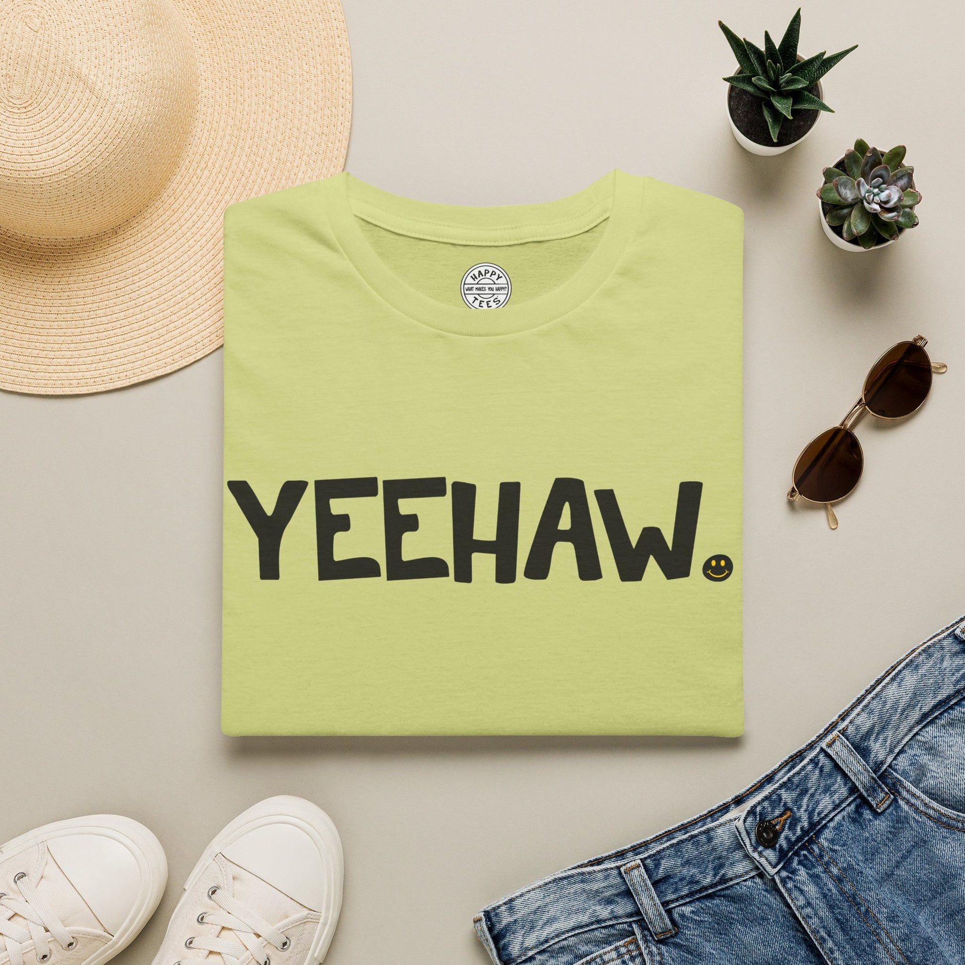 YEEHAW Happy Tee  T-Shirt  HAPPY TEES® BRAND