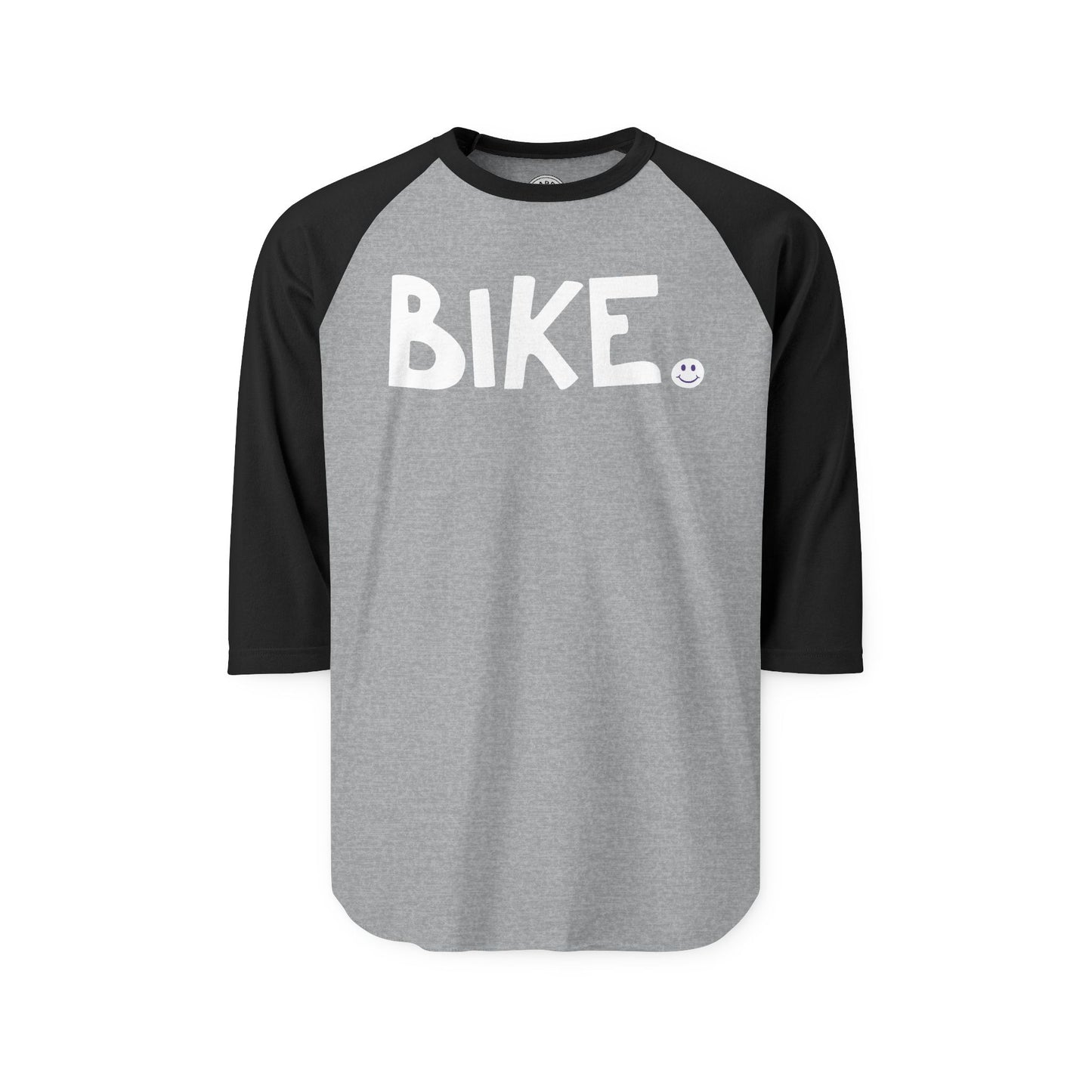 BIKE Happy Tee (Long Sleeve Raglan)  Long-sleeve  HAPPY TEES® BRAND