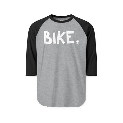 BIKE Happy Tee (Long Sleeve Raglan)  Long-sleeve  HAPPY TEES® BRAND