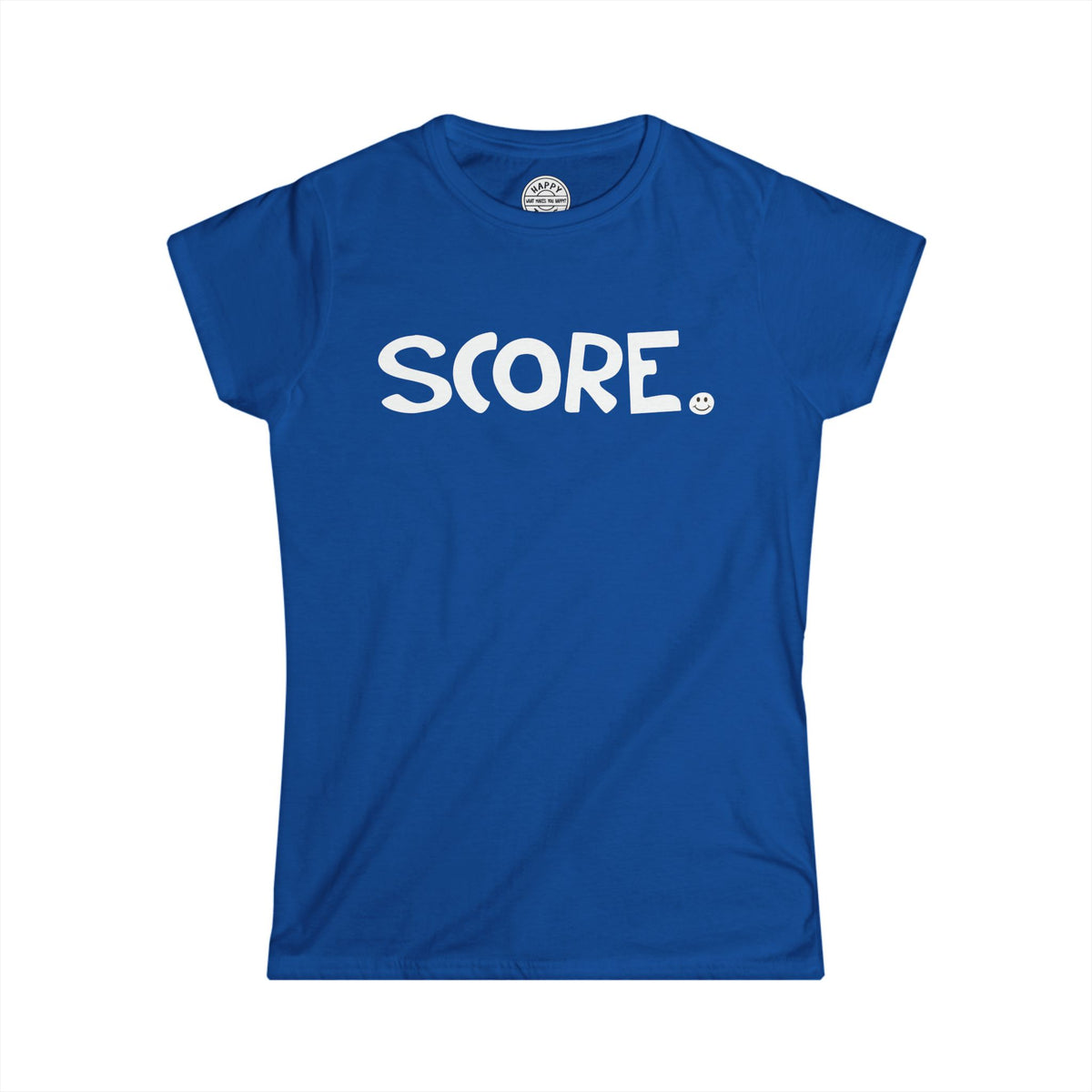 SCORE Happy Tee (Women's Tee)  T-Shirt  HAPPY TEES® BRAND