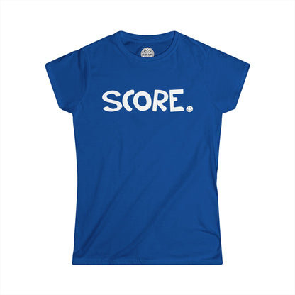 SCORE Happy Tee (Women's Tee)  T-Shirt  HAPPY TEES® BRAND