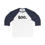 BOO Happy Tee (Long Sleeve Baseball Tee)  Long-sleeve  HAPPY TEES® BRAND