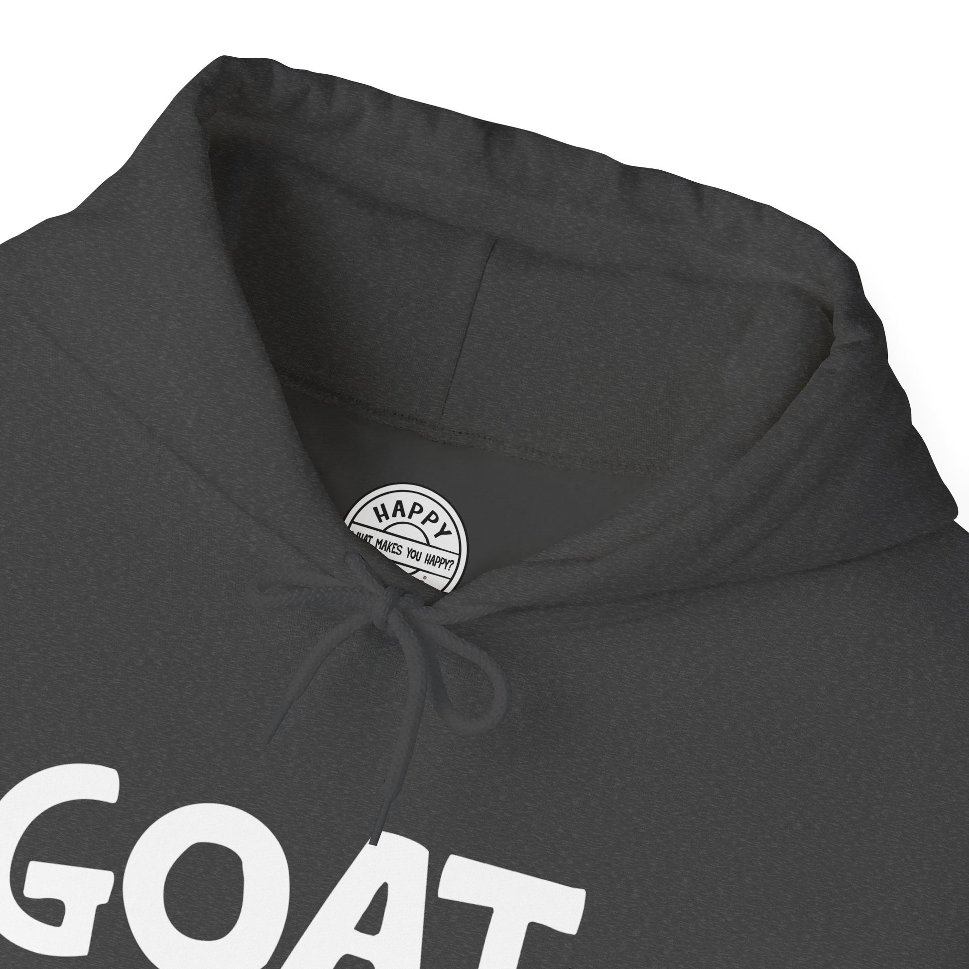 GOAT Happy Tee (Hoodie)  Hoodie  HAPPY TEES® BRAND