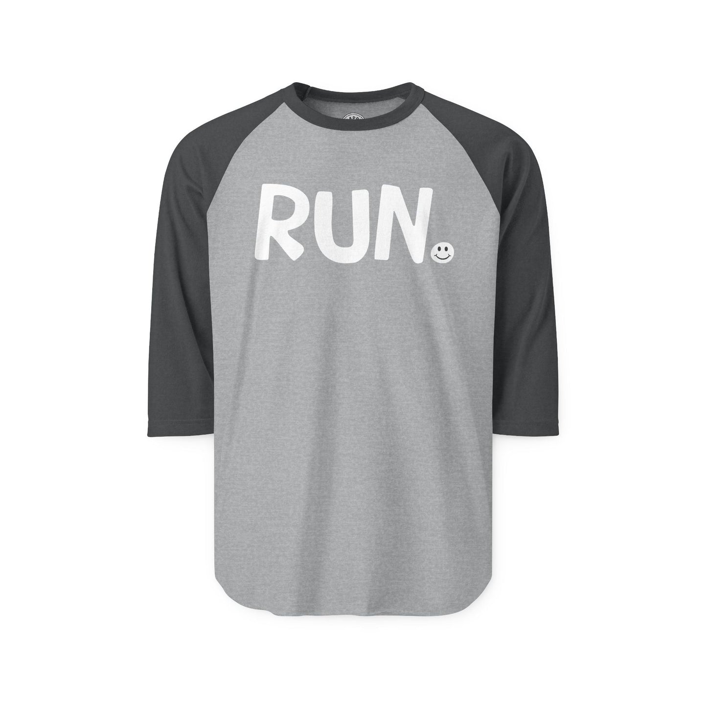 RUN Happy Tee (Long Sleeve Raglan)  Long-sleeve  HAPPY TEES® BRAND