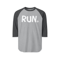 RUN Happy Tee (Long Sleeve Raglan) Printify