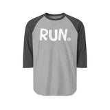 RUN Happy Tee (Long Sleeve Raglan) Printify
