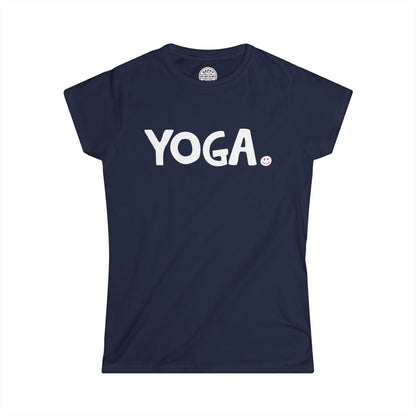 YOGA Happy Tee (Women's Tee)  T-Shirt  HAPPY TEES® BRAND