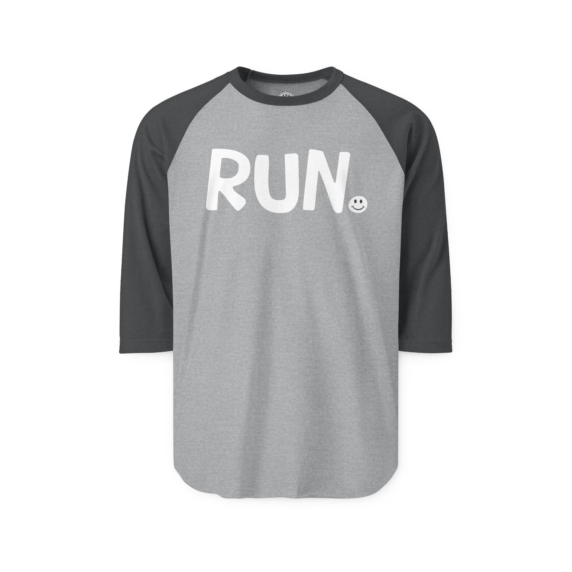 RUN Happy Tee (Long Sleeve Raglan)  Long-sleeve  HAPPY TEES® BRAND