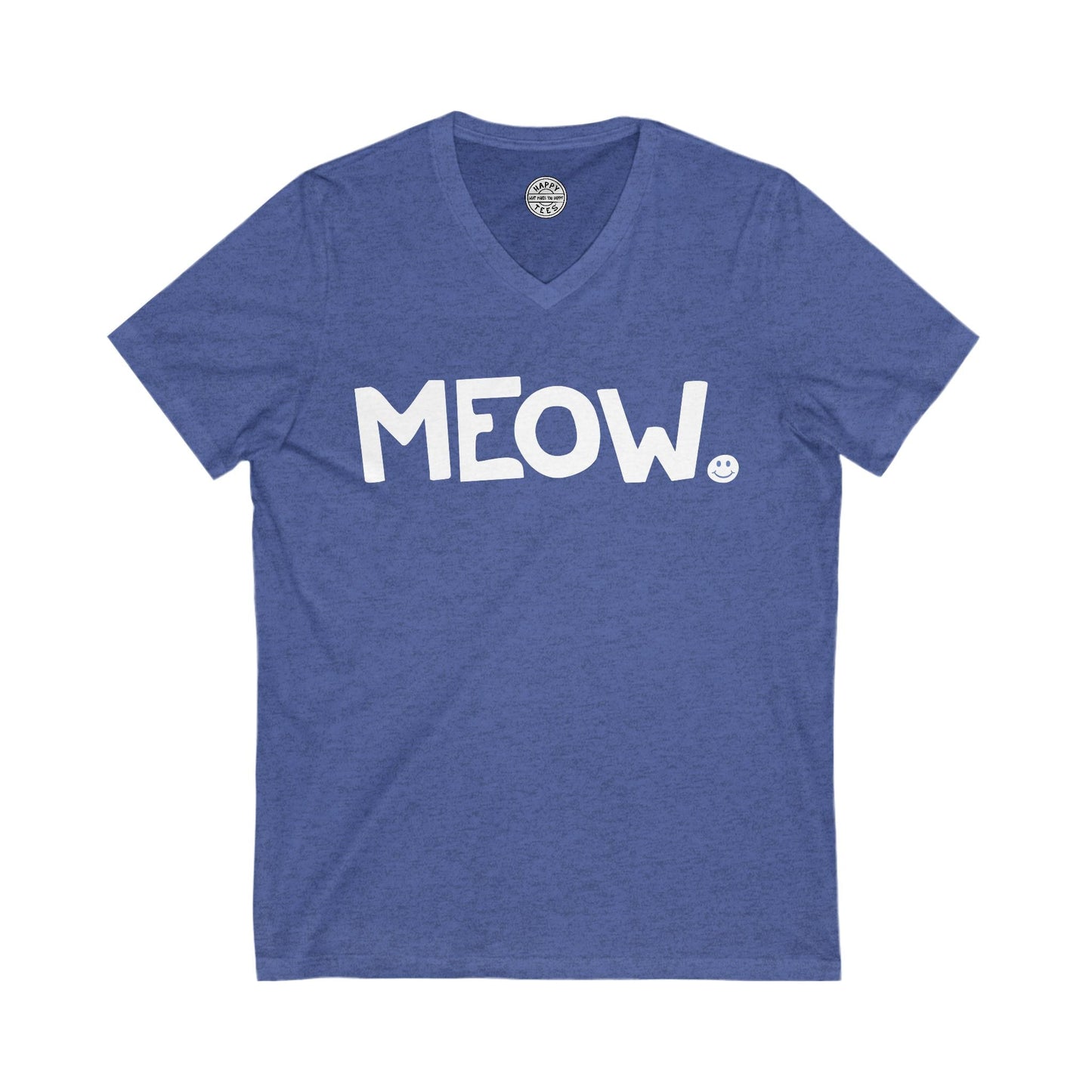 MEOW Happy Tee (V-Neck) Printify