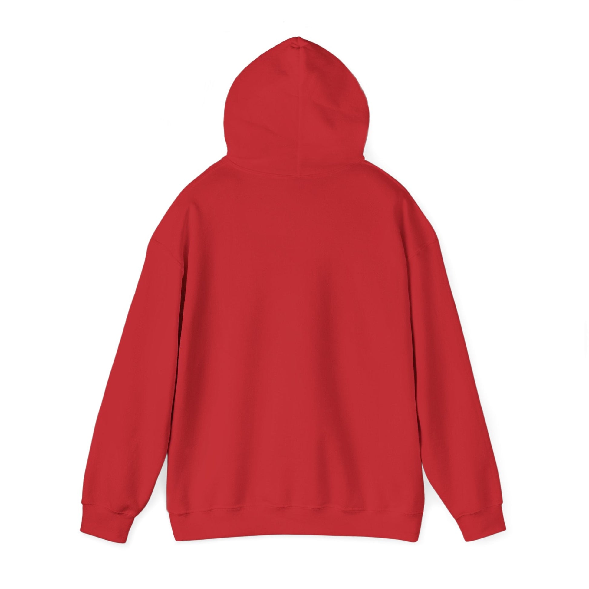 LOVE Happy Tee (Red Hoodie with white graphic)  Hoodie  HAPPY TEES® BRAND