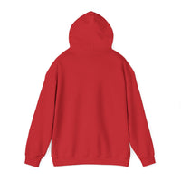 LOVE Happy Tee (Red Hoodie with white graphic)  Hoodie  HAPPY TEES® BRAND