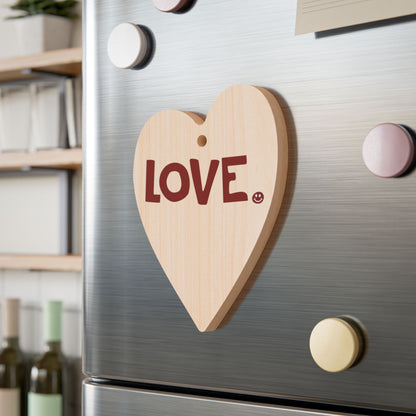LOVE Happy Tee (Wooden Ornament)  Home Decor  HAPPY TEES® BRAND