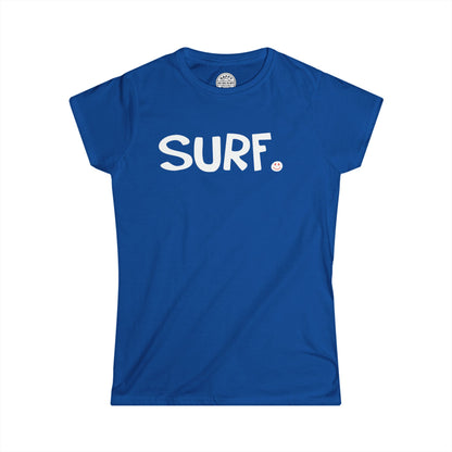 SURF Happy Tee (Women's Tee)  T-Shirt  HAPPY TEES® BRAND