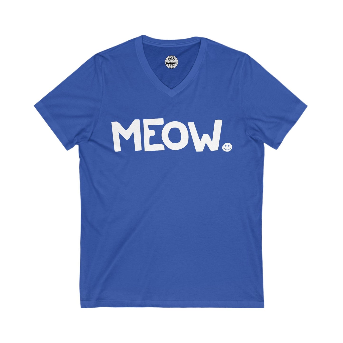 MEOW Happy Tee (V-Neck) Printify