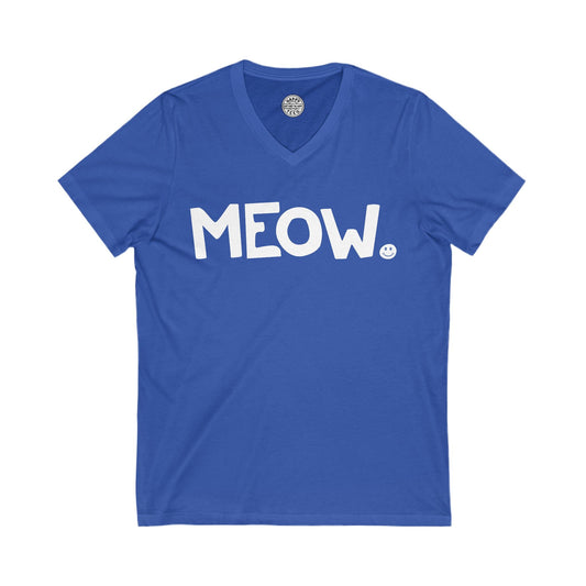 MEOW Happy Tee (V-Neck) Printify