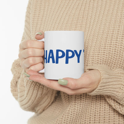 Happy Tees® Mug (ceramic, white, 11 ounce)  Mug  HAPPY TEES® BRAND