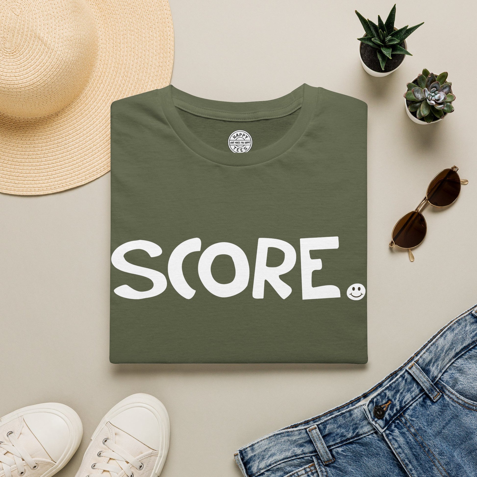 SCORE Happy Tee  T-Shirt  HAPPY TEES® BRAND