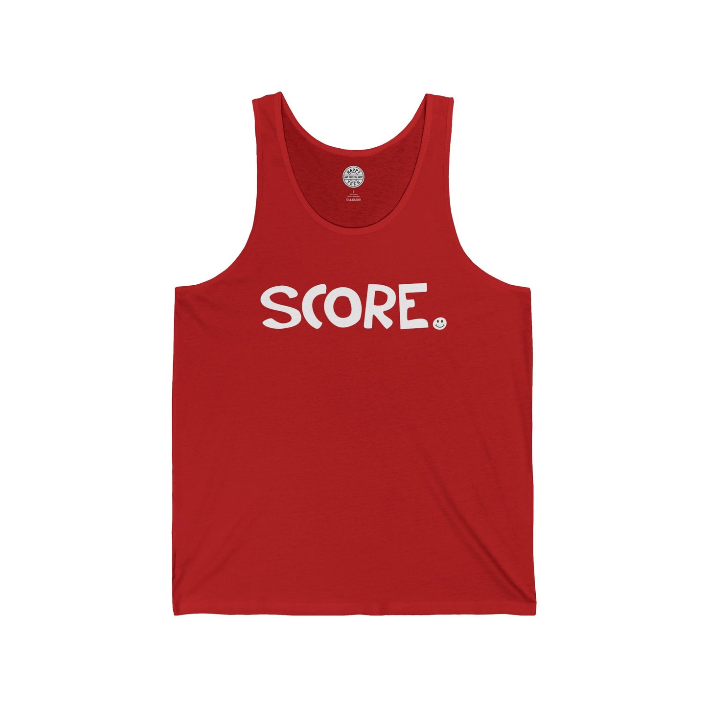 SCORE Happy Tee (Tank Top)  Tank Top 2XL / Red HAPPY TEES® BRAND