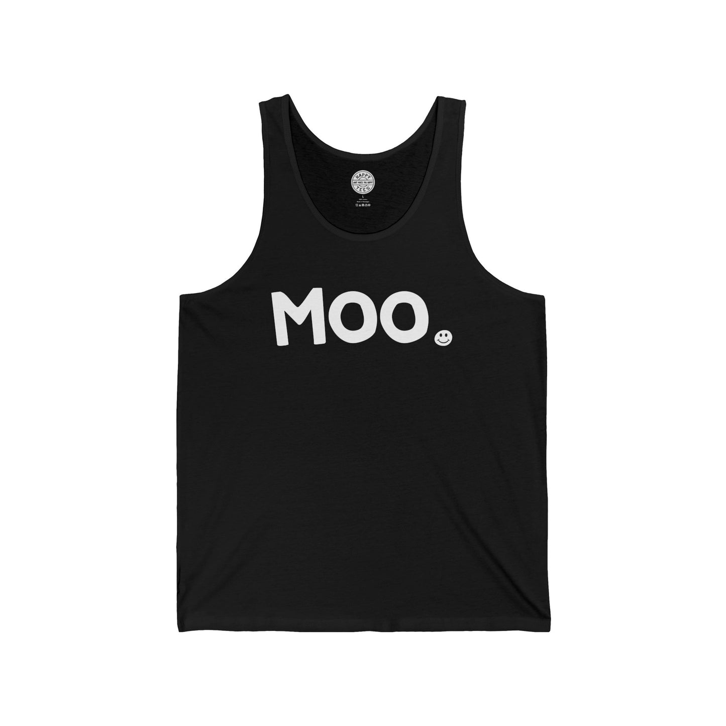 MOO Happy Tee (Tank Top)  Tank Top  HAPPY TEES® BRAND