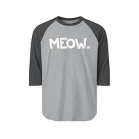 MEOW Happy Tee (Long Sleeve Raglan)