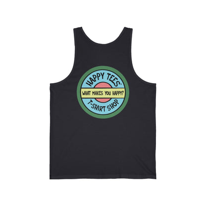 Happy Tees® T-Shirt (Tank Top without front logo)  Tank Top  HAPPY TEES® BRAND