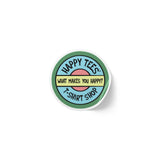 Happy Tees® Round Stickers (color, rolls of 50, 100, 250) Printify