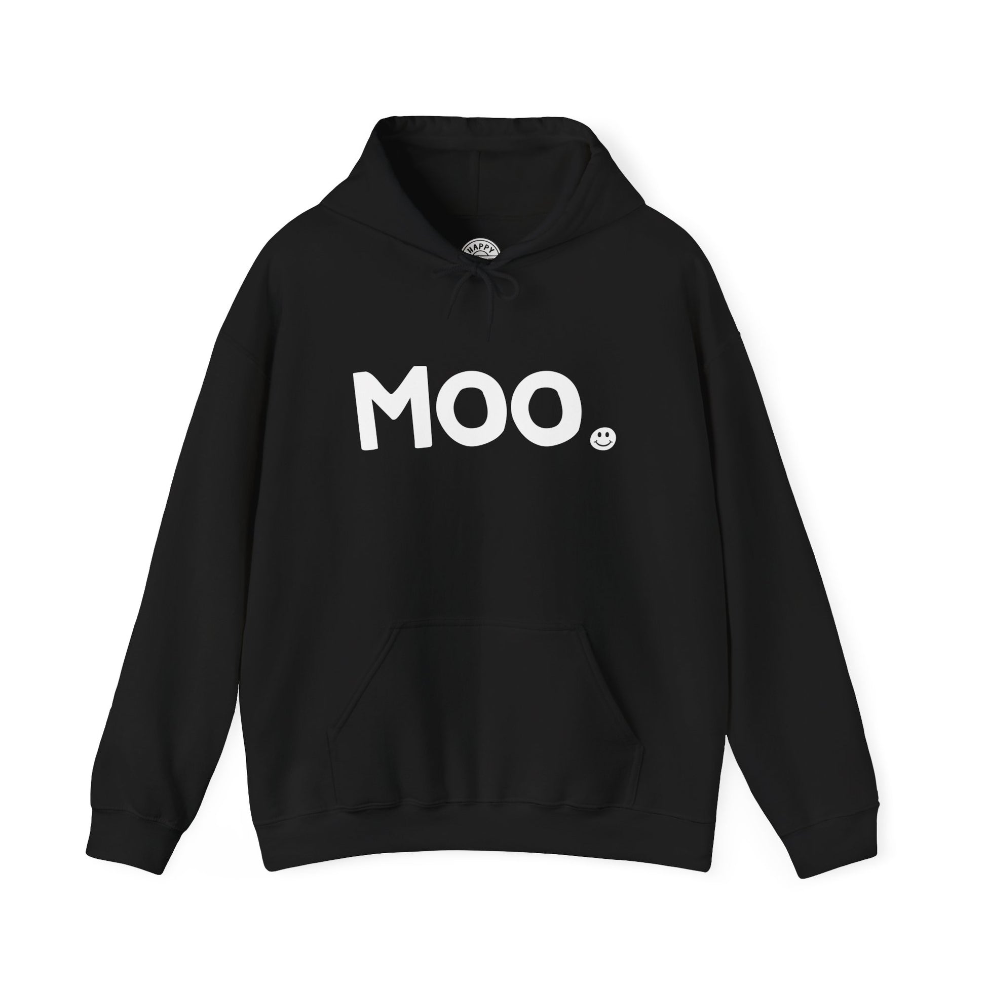 MOO Happy Tee (Hoodie)  Hoodie  HAPPY TEES® BRAND