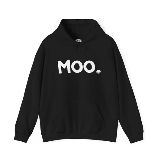 MOO Happy Tee (Hoodie)  Hoodie  HAPPY TEES® BRAND