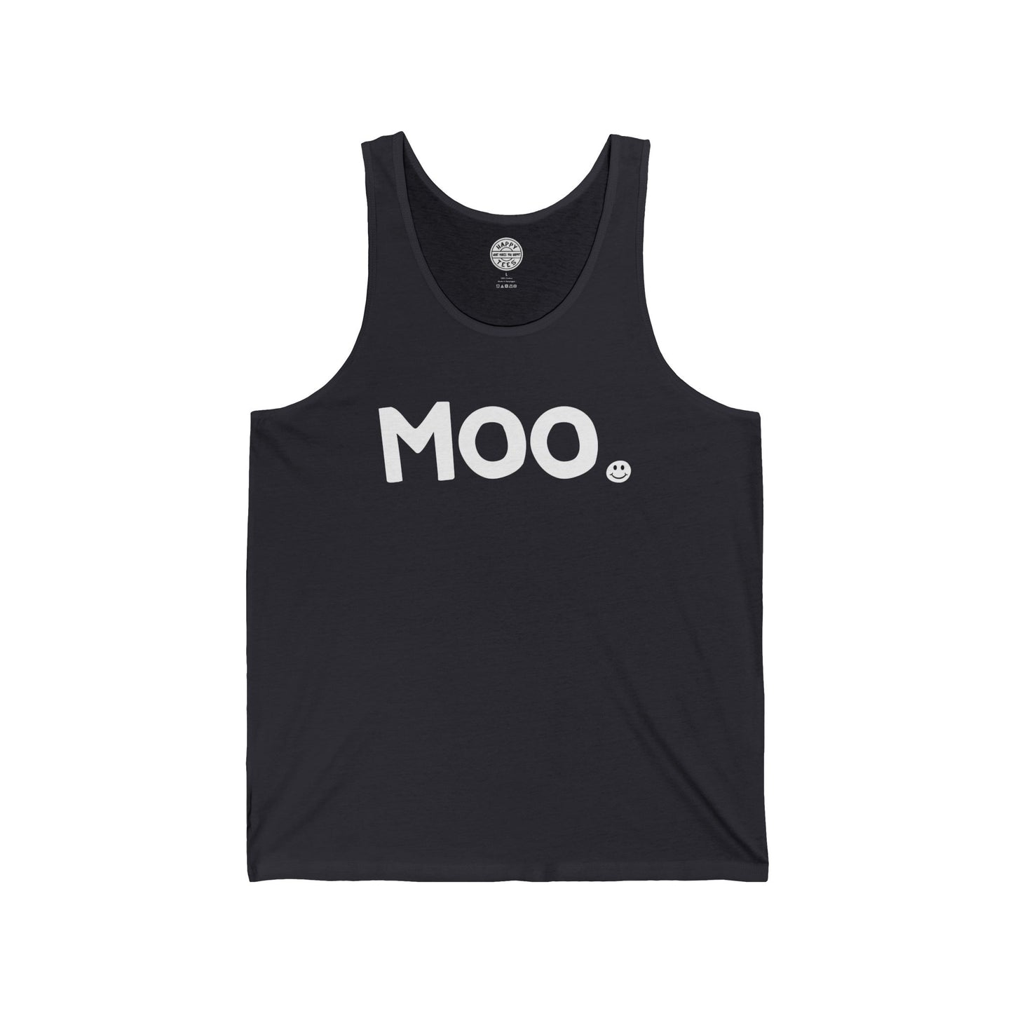 MOO Happy Tee (Tank Top)  Tank Top  HAPPY TEES® BRAND