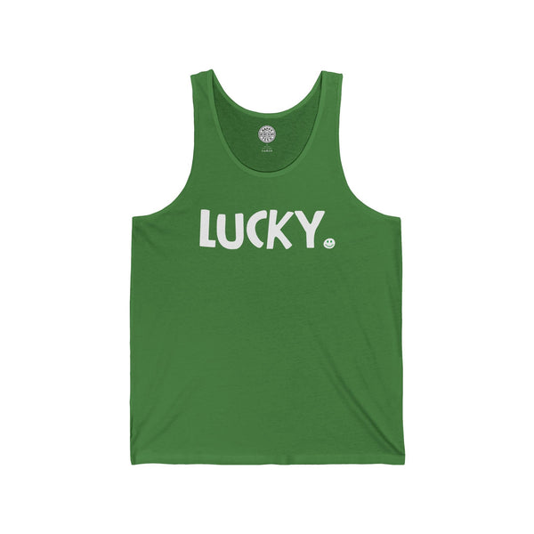 LUCKY Happy Tee (Tank Top)  Tank Top S / Leaf HAPPY TEES® BRAND