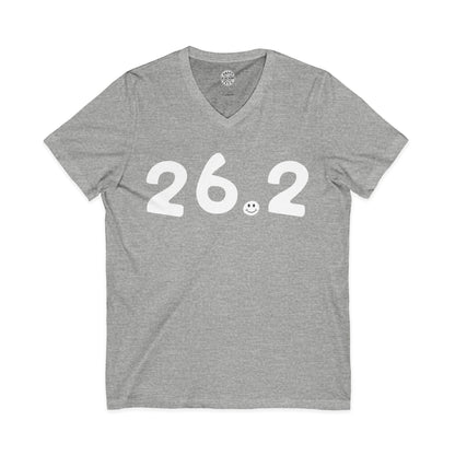 26.2 Happy Tee (V-Neck)  V-neck  HAPPY TEES® BRAND