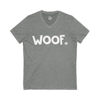 WOOF Happy Tee (V-Neck) Printify