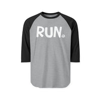 RUN Happy Tee (Long Sleeve Raglan) Printify