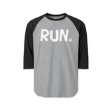 RUN Happy Tee (Long Sleeve Raglan) Printify