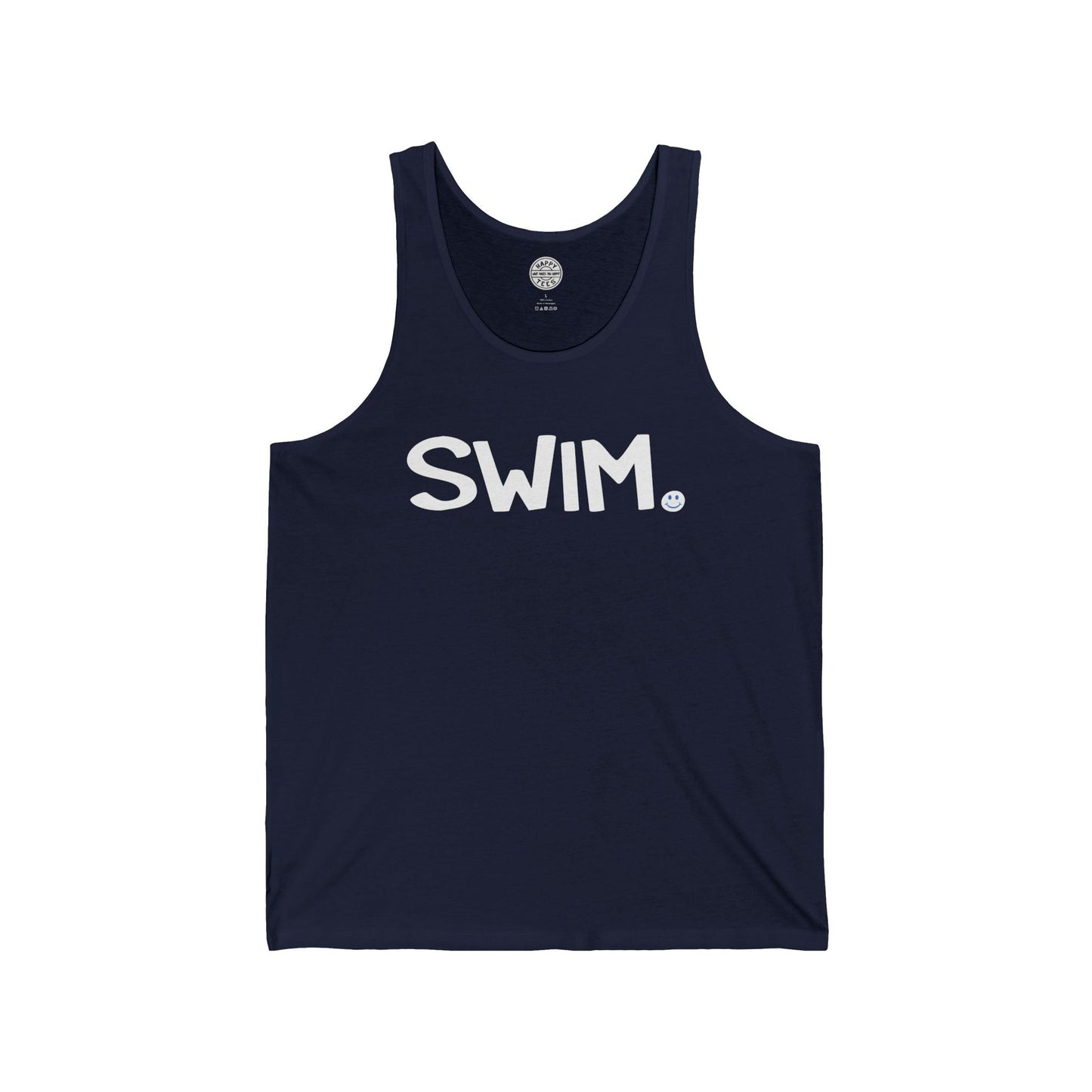 SWIM Happy Tee (Tank Top)  Tank Top 2XL / Navy HAPPY TEES® BRAND