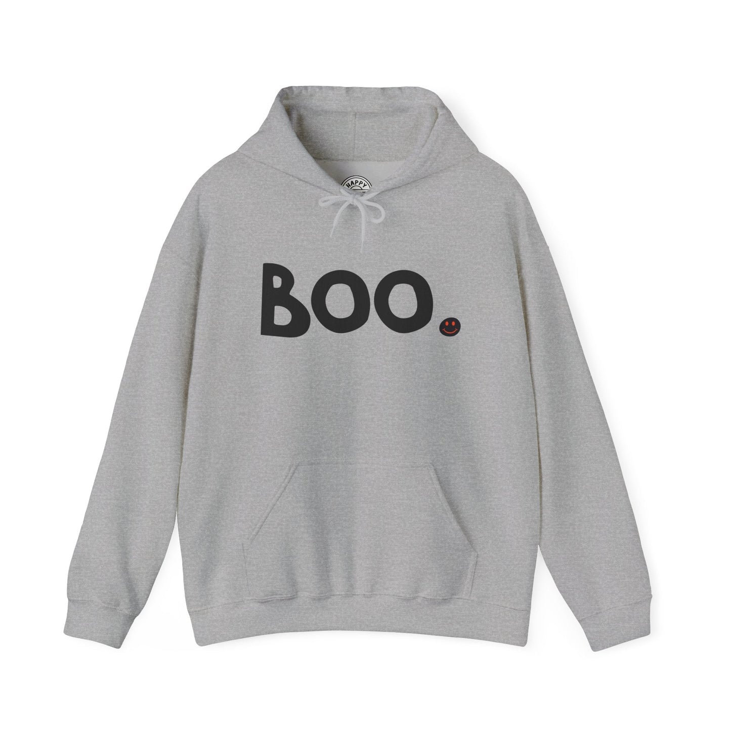 BOO Happy Tee (Hoodie)  Hoodie 2XL / Sport Grey HAPPY TEES® BRAND