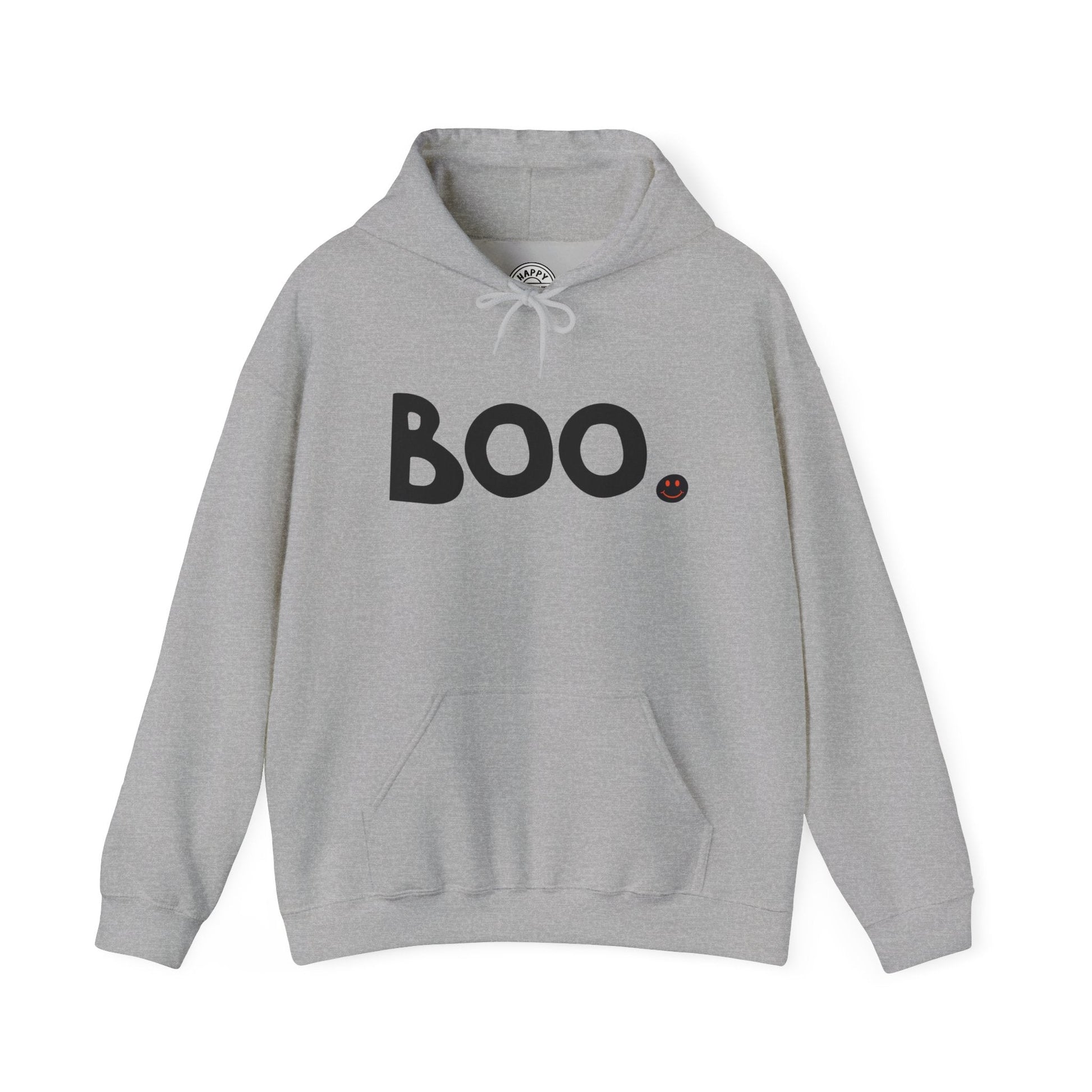 BOO Happy Tee (Hoodie)  Hoodie 2XL / Sport Grey HAPPY TEES® BRAND