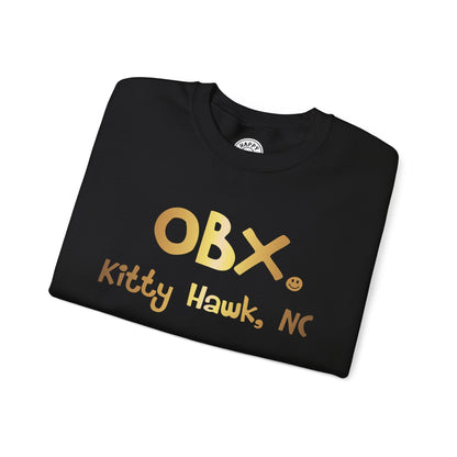 OBX Happy Tee (Sweatshirt, Gold) Printify