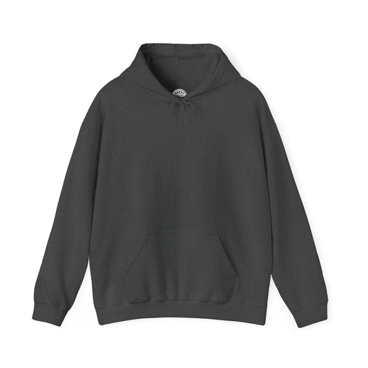 Happy Tees® Hoodie (without front logo)  Hoodie 2XL / Dark Heather HAPPY TEES® BRAND
