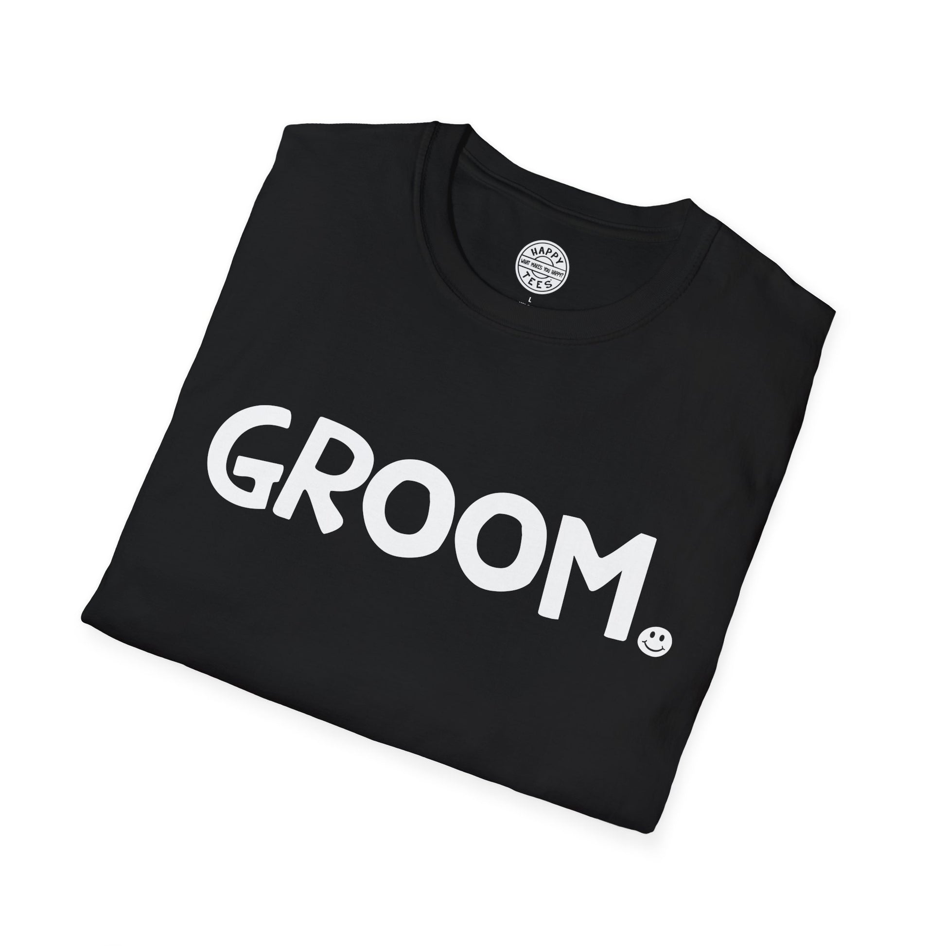 GROOM Happy Tee  T-Shirt  HAPPY TEES® BRAND