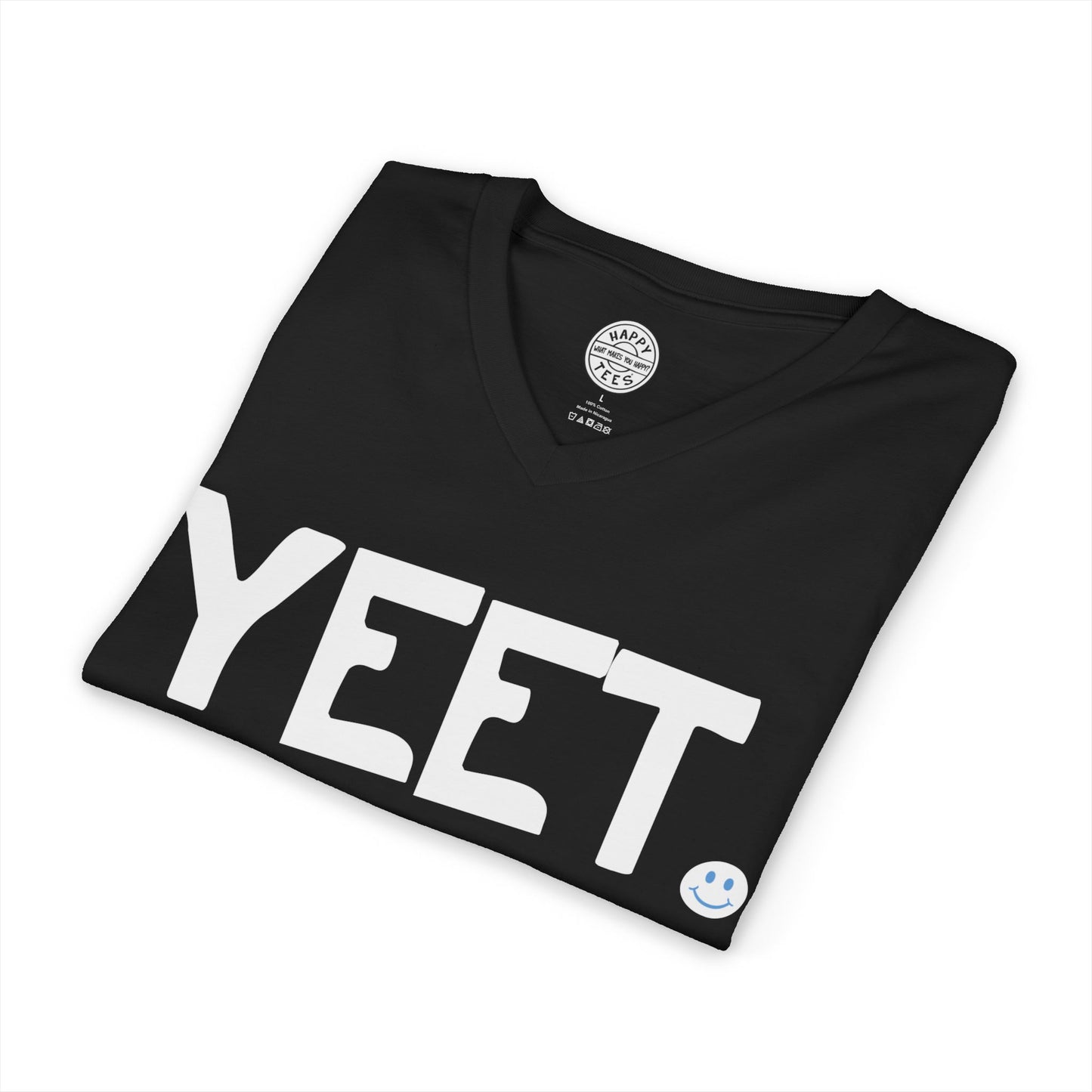YEET Happy Tee (V-Neck)  V-neck  HAPPY TEES® BRAND