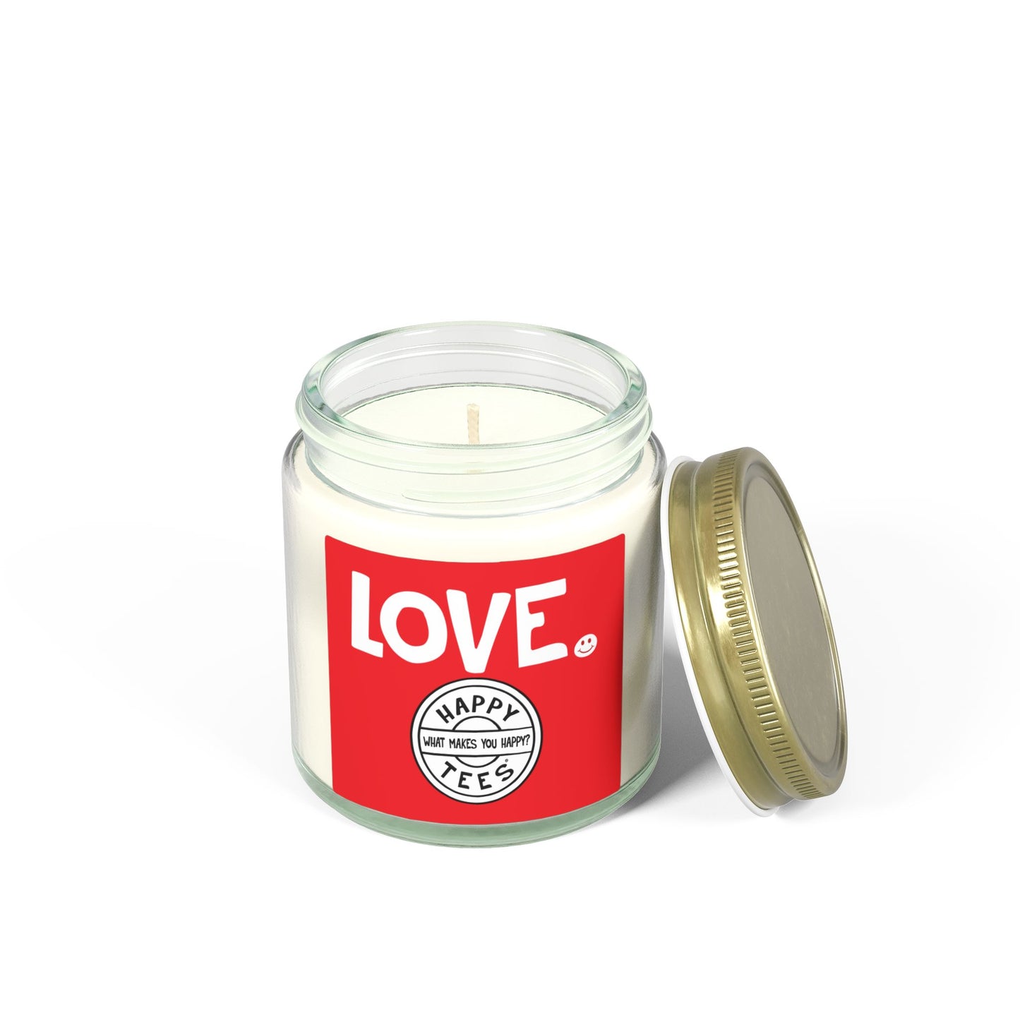 LOVE Happy Tee (Candle Jar)  Home Decor  HAPPY TEES® BRAND