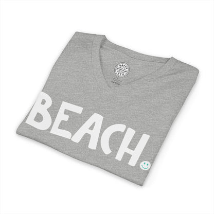 BEACH Happy Tee (V-Neck)