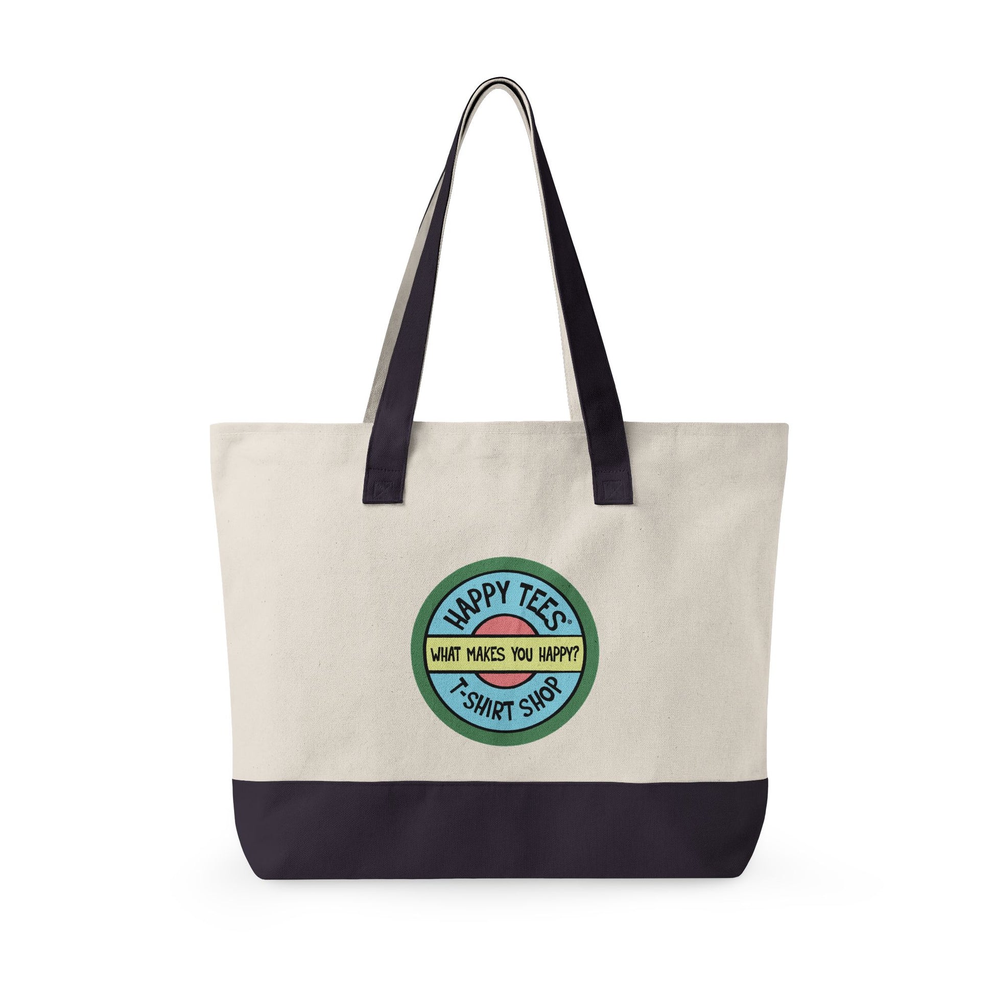 Happy Tees® Tote Bag (With Zipper)  Bags  HAPPY TEES® BRAND