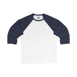 BASIC Happy Tee (Long Sleeve Baseball Tee)  Long-sleeve White/ Navy / 2XL HAPPY TEES® BRAND