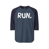 RUN Happy Tee (Long Sleeve Raglan)  Long-sleeve  HAPPY TEES® BRAND