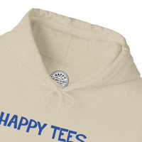 Happy Tees® Hoodie (with front logo)
