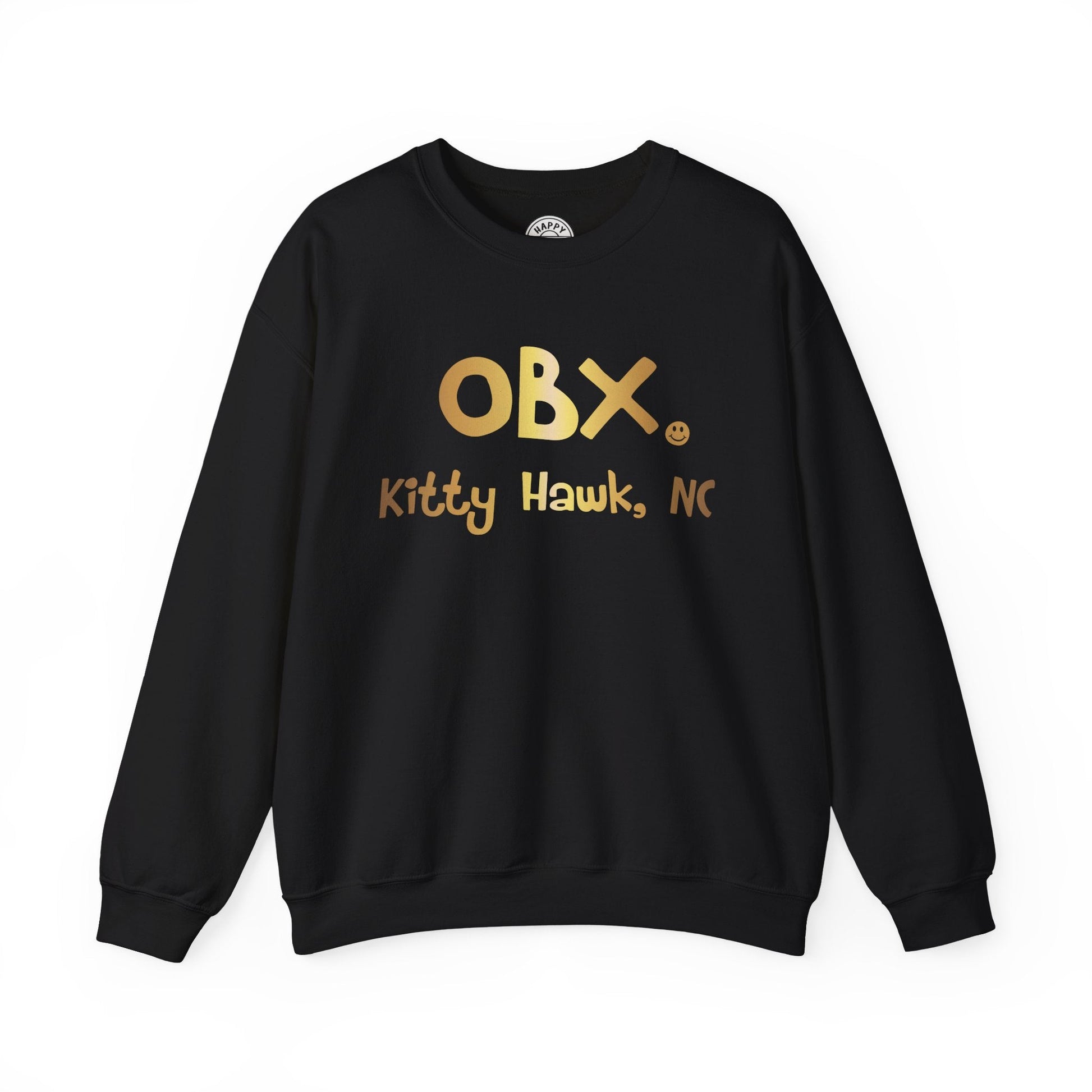 OBX Happy Tee (Sweatshirt, Gold) Printify